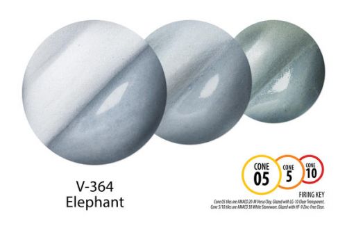 AMACO Velvet Underglaze V-364 - Elephant - 2 fluid oz.